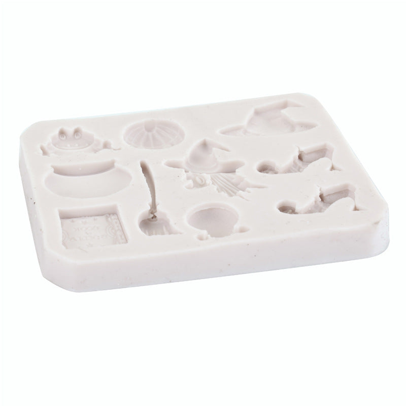 Halloween Witch Silicone Mold - Baking, Soap & Resin Crafting