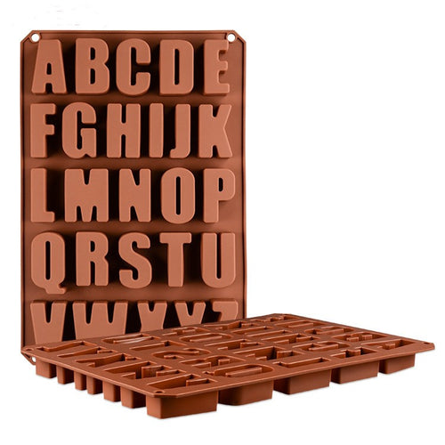 26 Capital Letter Alphabet Silicone Mold – Baking, Resin & Crafts