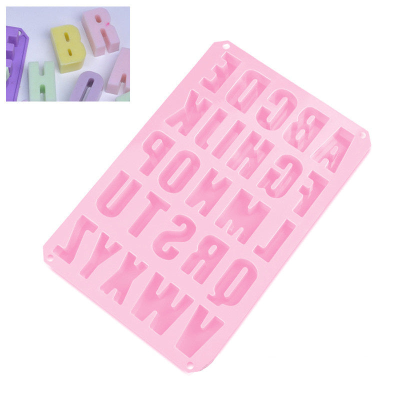 26-Letter Alphabet Silicone Mold