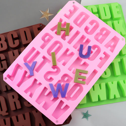 26-Letter Alphabet Silicone Mold