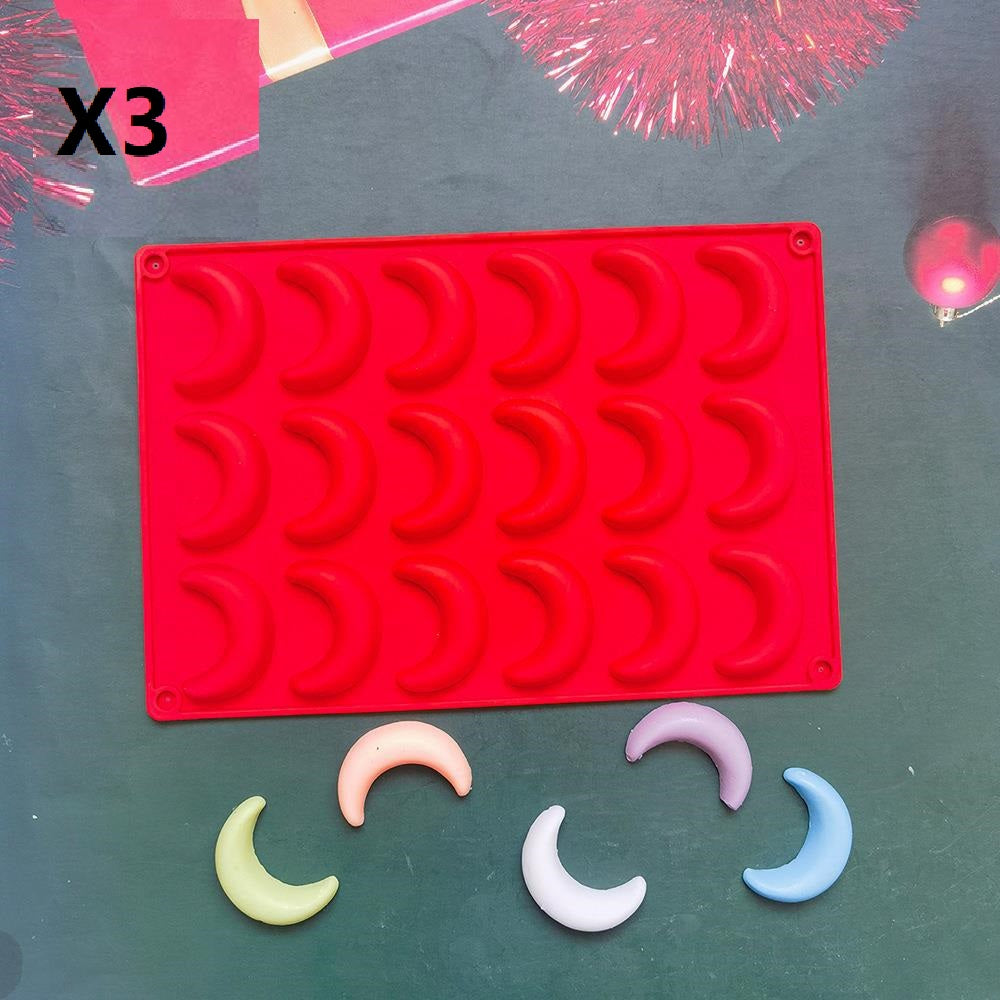 Crescent Moon Silicone Mold – Resin, Baking & Crafts