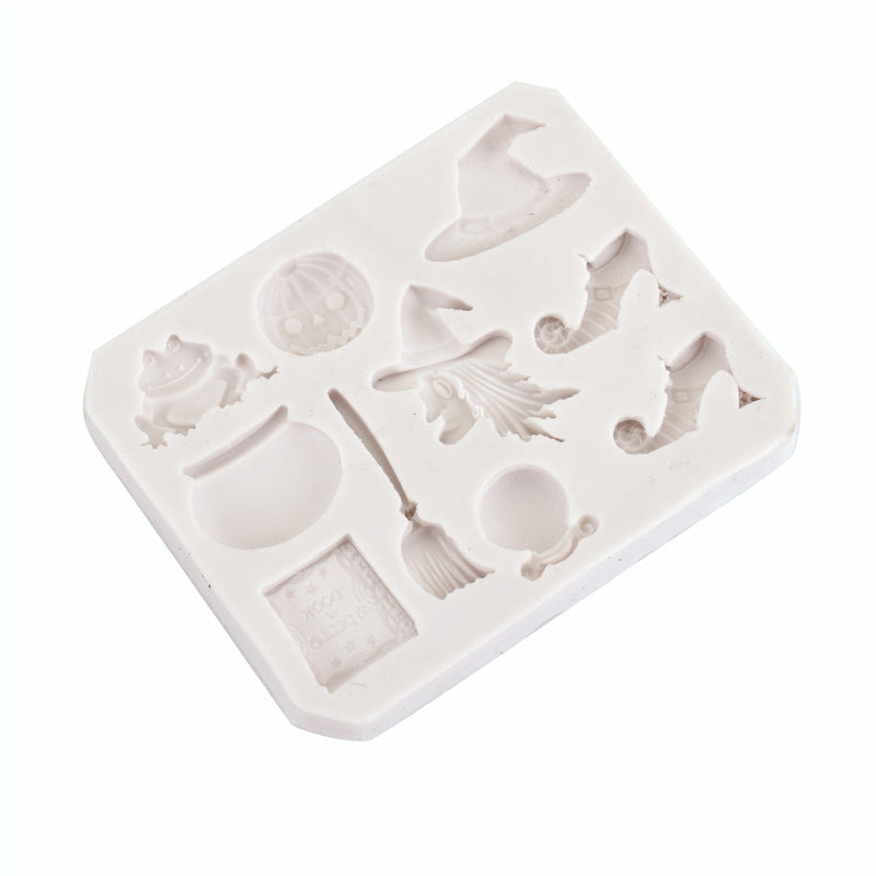 Halloween Witch Silicone Mold - Baking, Soap & Resin Crafting