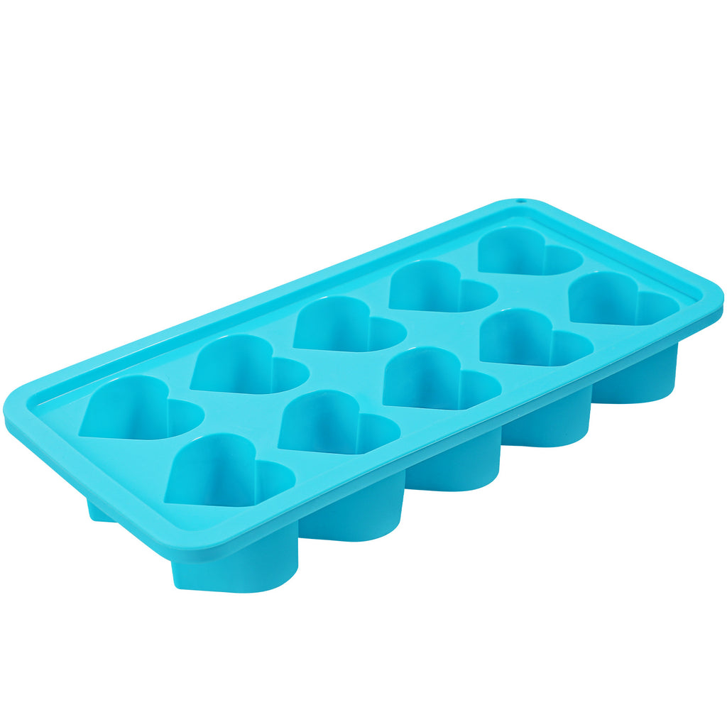 Heart-Shaped Love Ice Cube Mold – Flexible Silicone, Easy-Release