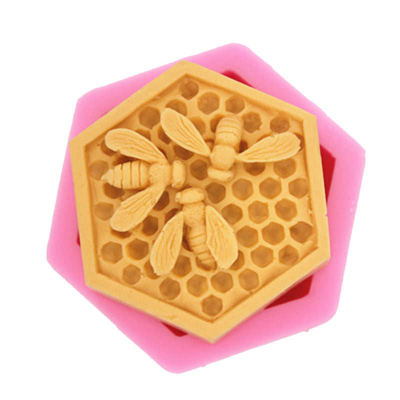 Bee Silicone Mold - Food Safe for Soap, Resin, Candle & Chocolate
