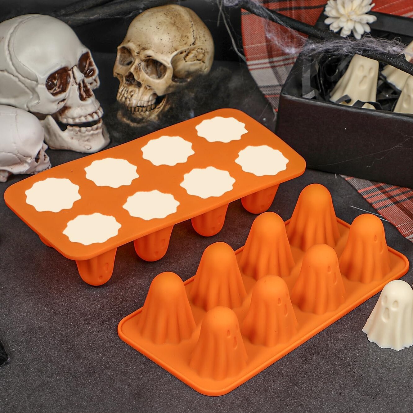 Halloween Ghost Silicone Mold - Baking, Soap & Resin Crafting