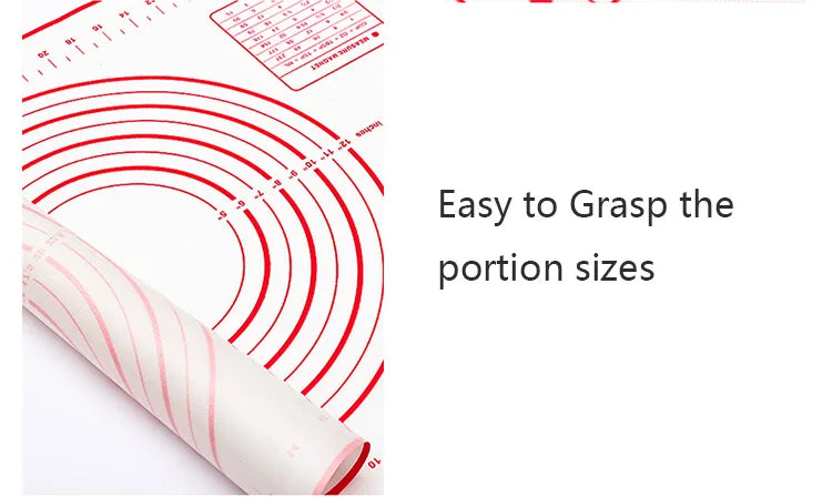 Silicone Baking Mat & Kneading Pad – Non-Stick Dough Mat for Pizza, Bread & Pastry