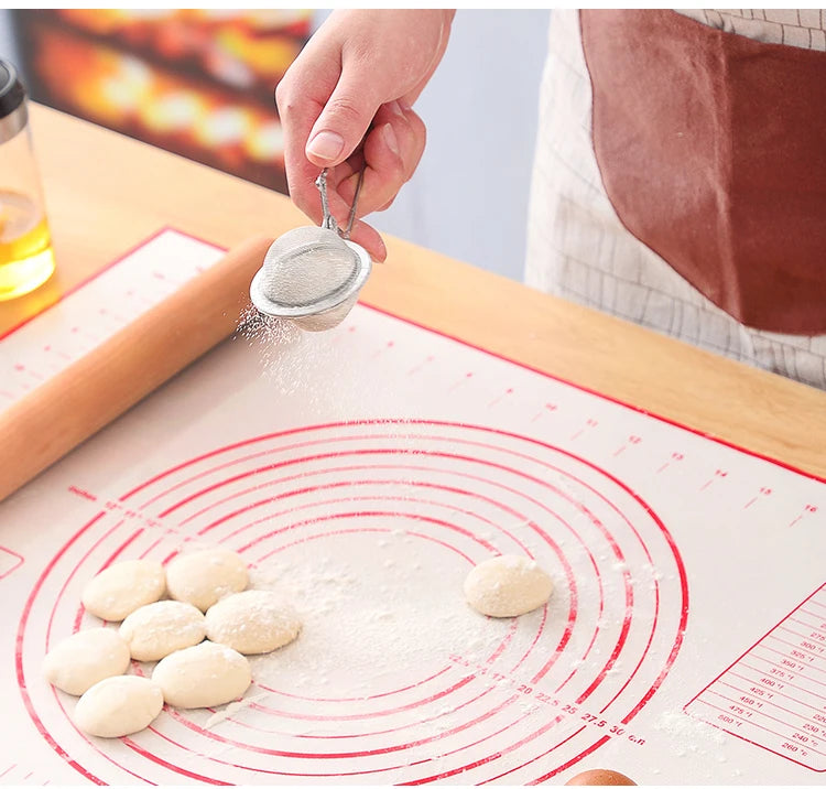 Silicone Baking Mat & Kneading Pad – Non-Stick Dough Mat for Pizza, Bread & Pastry