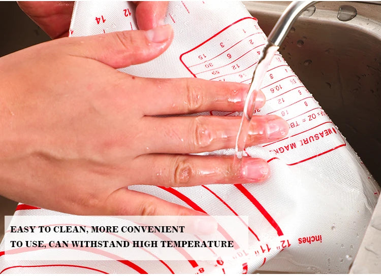 Silicone Baking Mat & Kneading Pad – Non-Stick Dough Mat for Pizza, Bread & Pastry