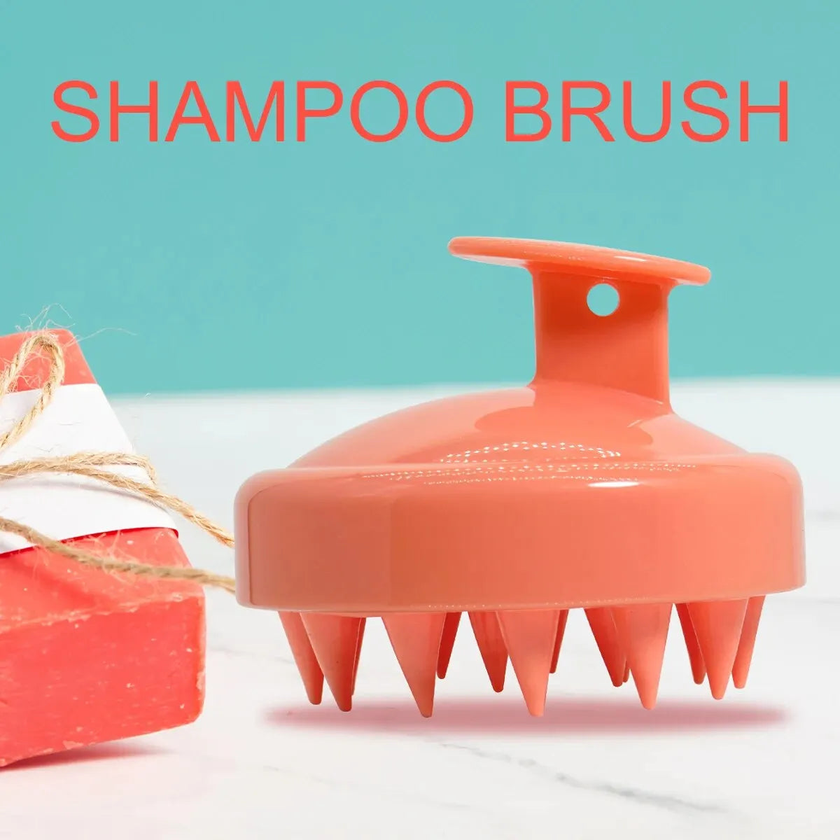 Silicone Scalp Massager Brush – Shampoo, Hair & Body Massage