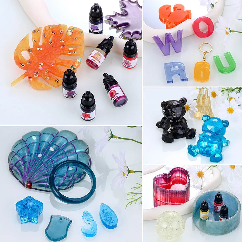 Epoxy Resin Color Pigment Set – 24 Vivid Colors for Jewelry, Art & DIY Crafts
