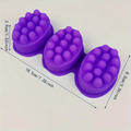 3D Silicone Massage Soap Bar Mold – Handmade Therapy Bar