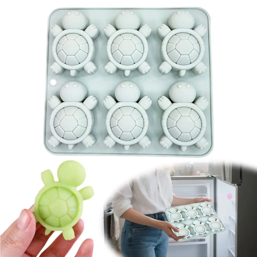 Turtle Silicone Mold – Ice Cubes, Chocolate, Cake & Pudding