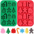 Christmas Silicone Chocolate Mold – Candy, Resin & Baking | Holiday Shapes