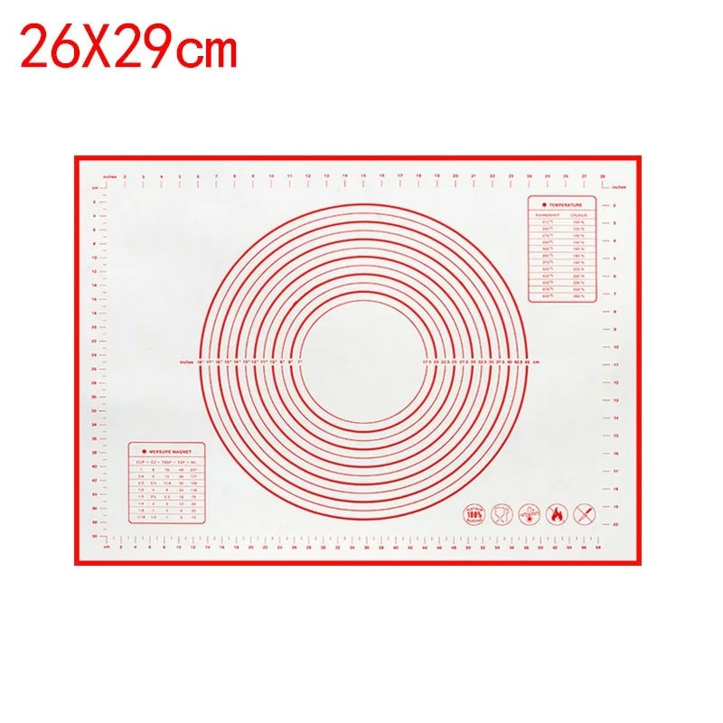 Silicone Baking Mat & Kneading Pad – Non-Stick Dough Mat for Pizza, Bread & Pastry