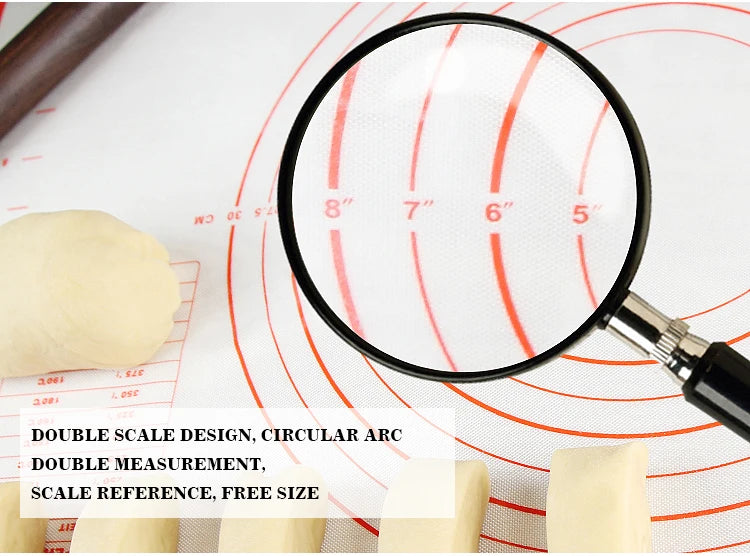 Silicone Baking Mat & Kneading Pad – Non-Stick Dough Mat for Pizza, Bread & Pastry