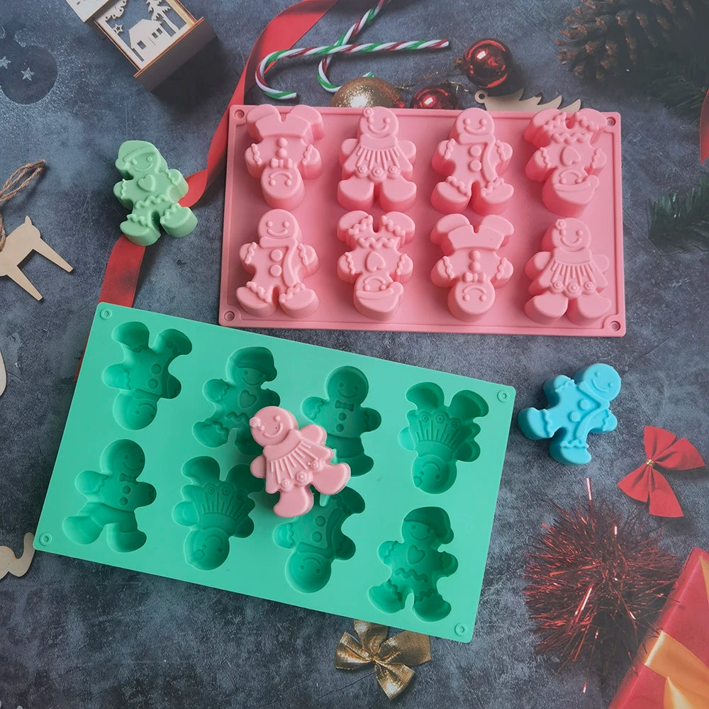 Christmas Gingerbread Silicone Mold