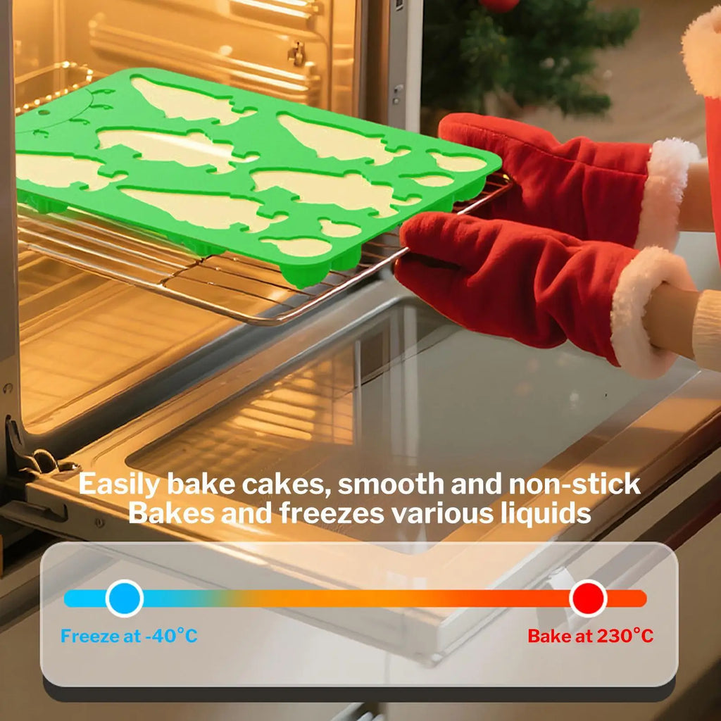 Christmas 3D Gnome Silicone Mold - Chocolate, Candy & Resin Crafting