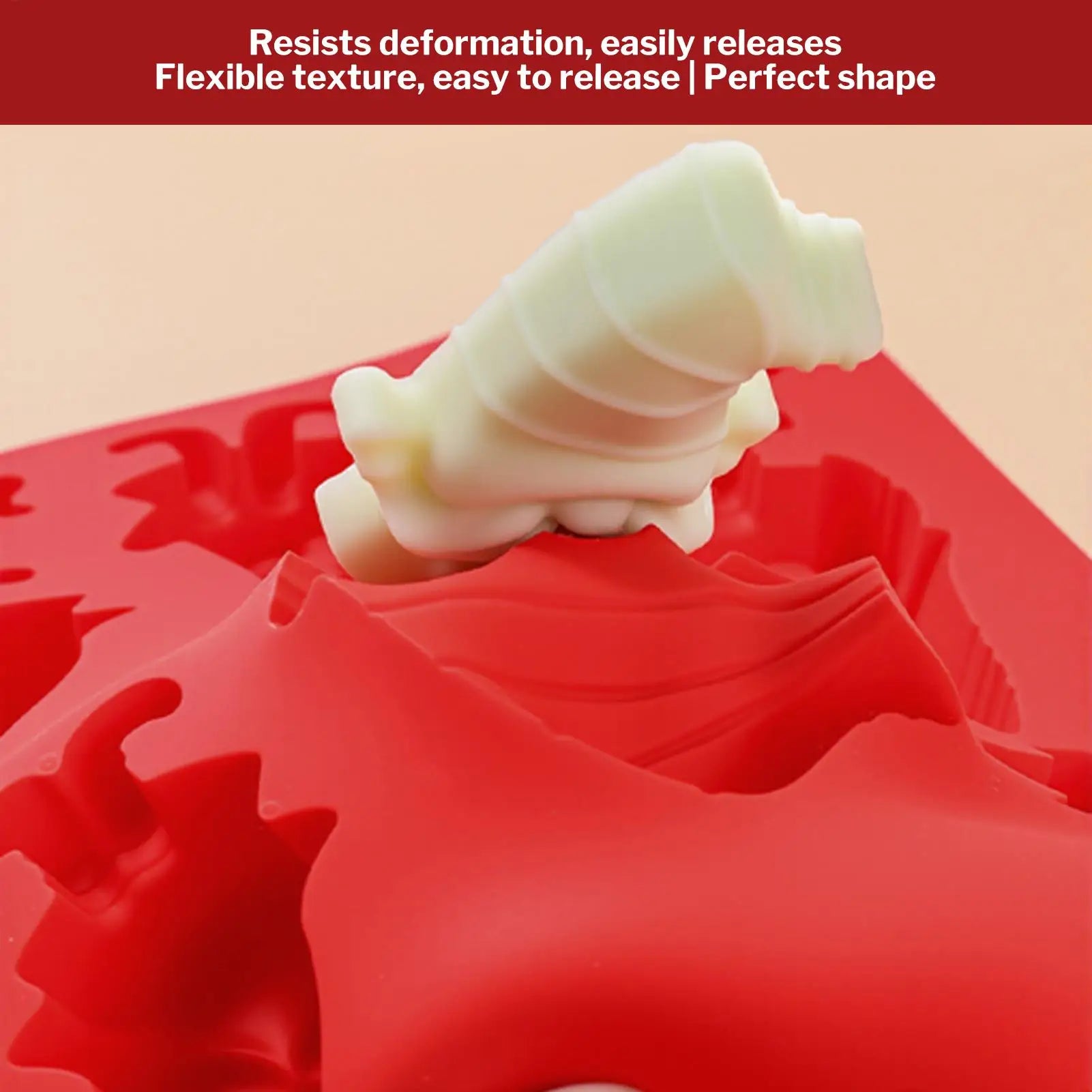 Christmas 3D Gnome Silicone Mold - Chocolate, Candy & Resin Crafting