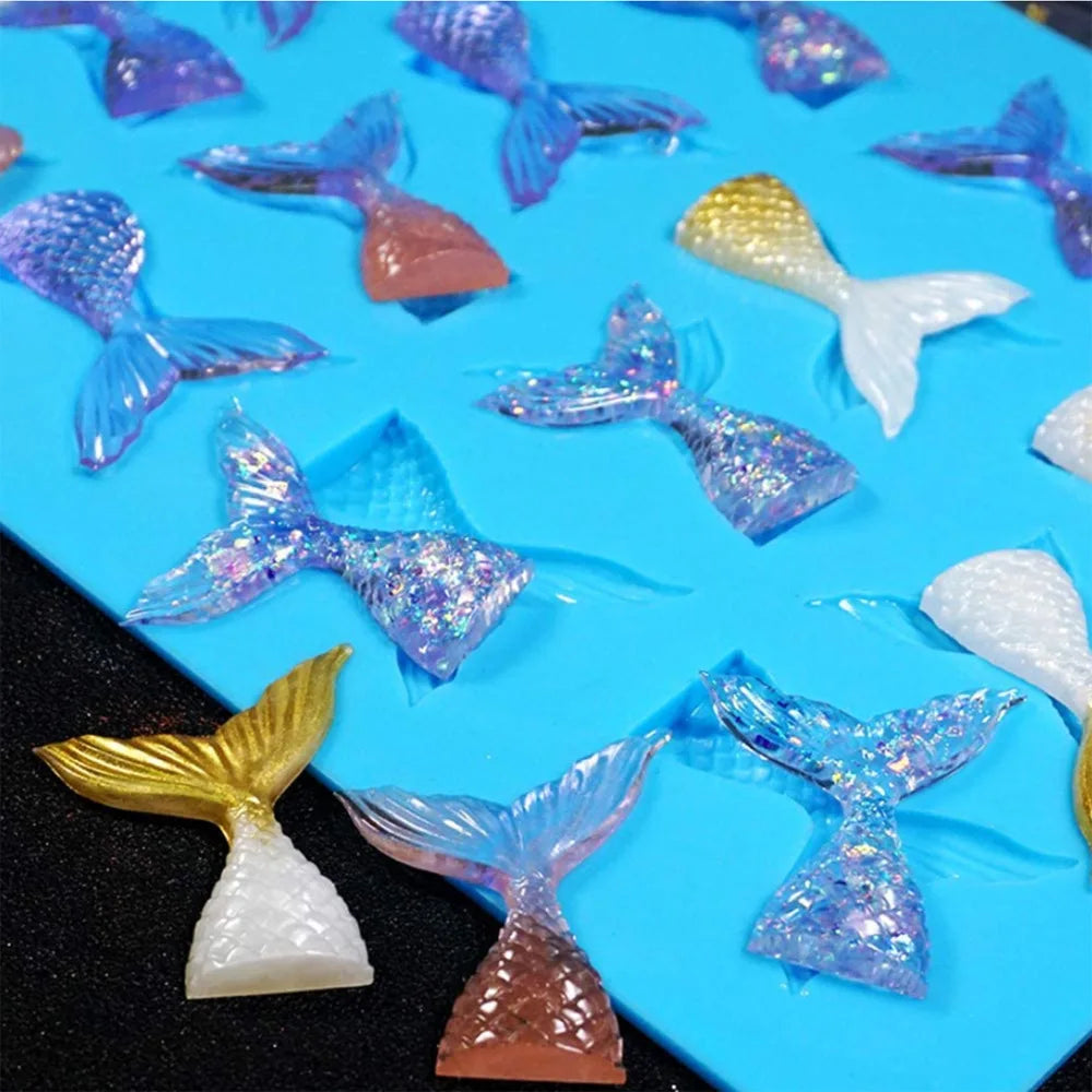 Mermaid Tail Silicone Mold – Cake, Chocolate, Resin & Soap
