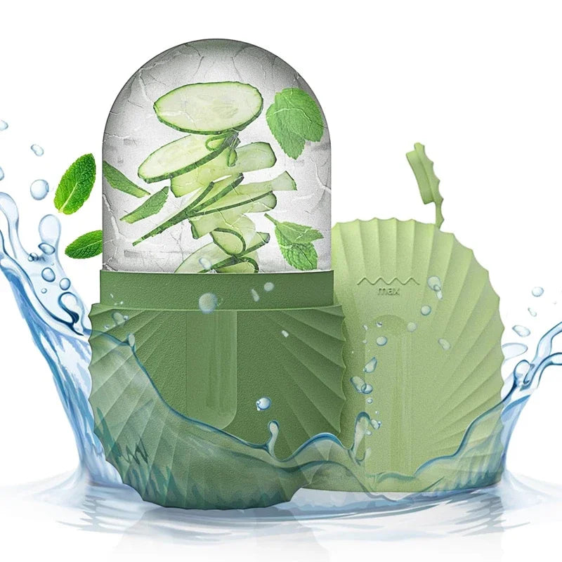 Silicone Ice Face Roller – Puffiness Relief, Pore Tightening & Glow