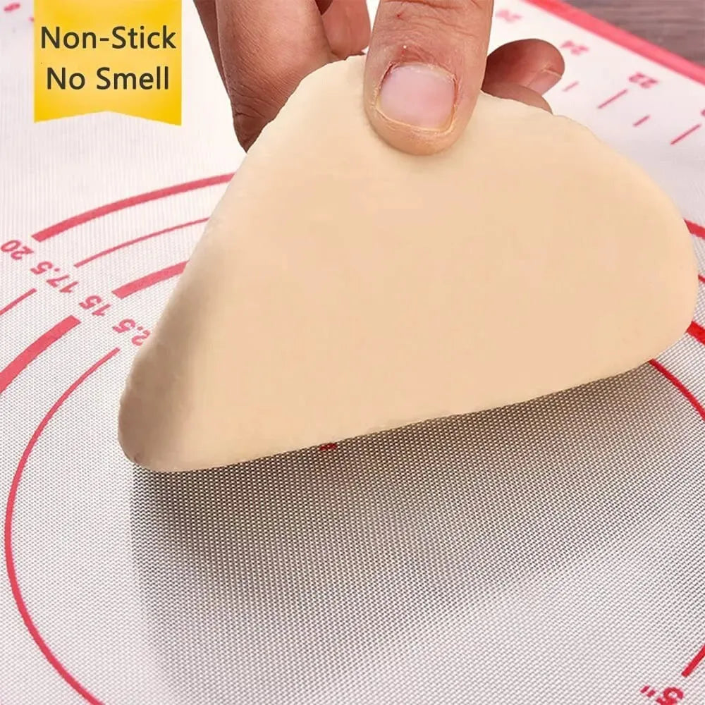 Silicone Baking Mat & Kneading Pad – Non-Stick Dough Mat for Pizza, Bread & Pastry