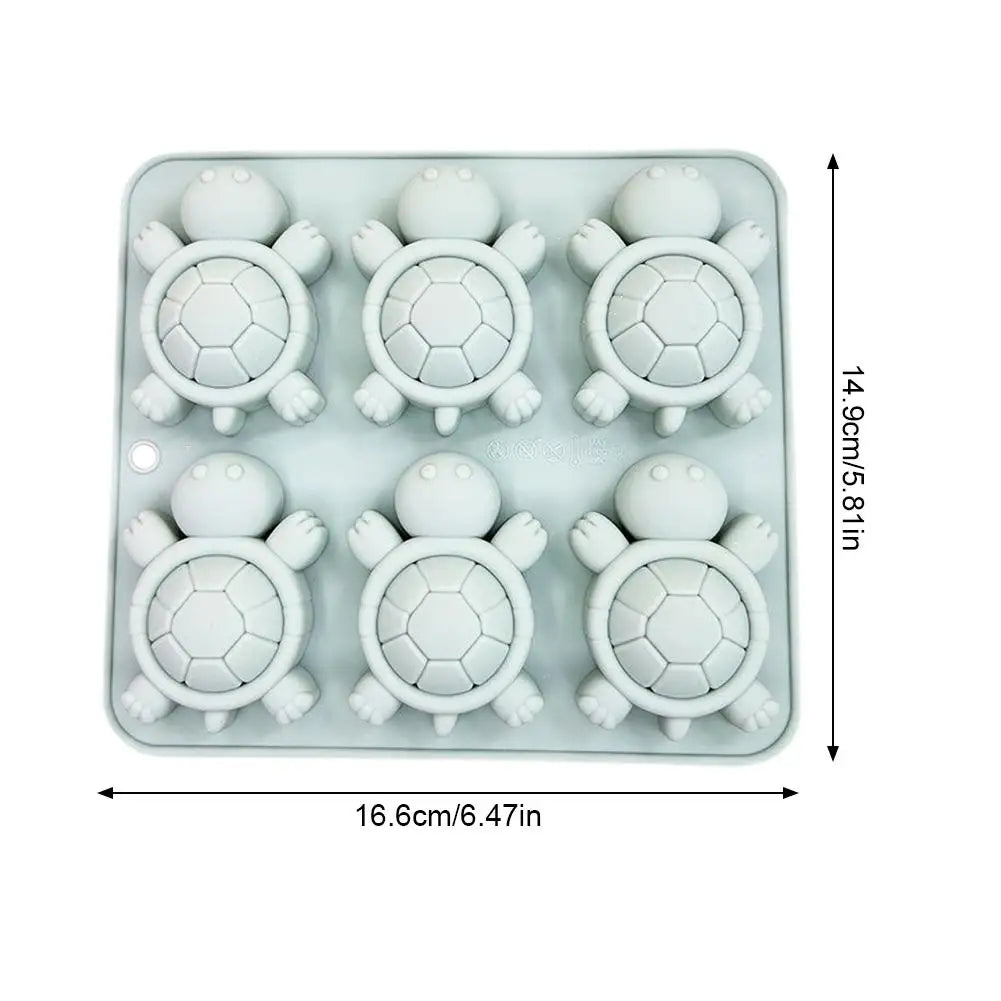 Turtle Silicone Mold – Ice Cubes, Chocolate, Cake & Pudding
