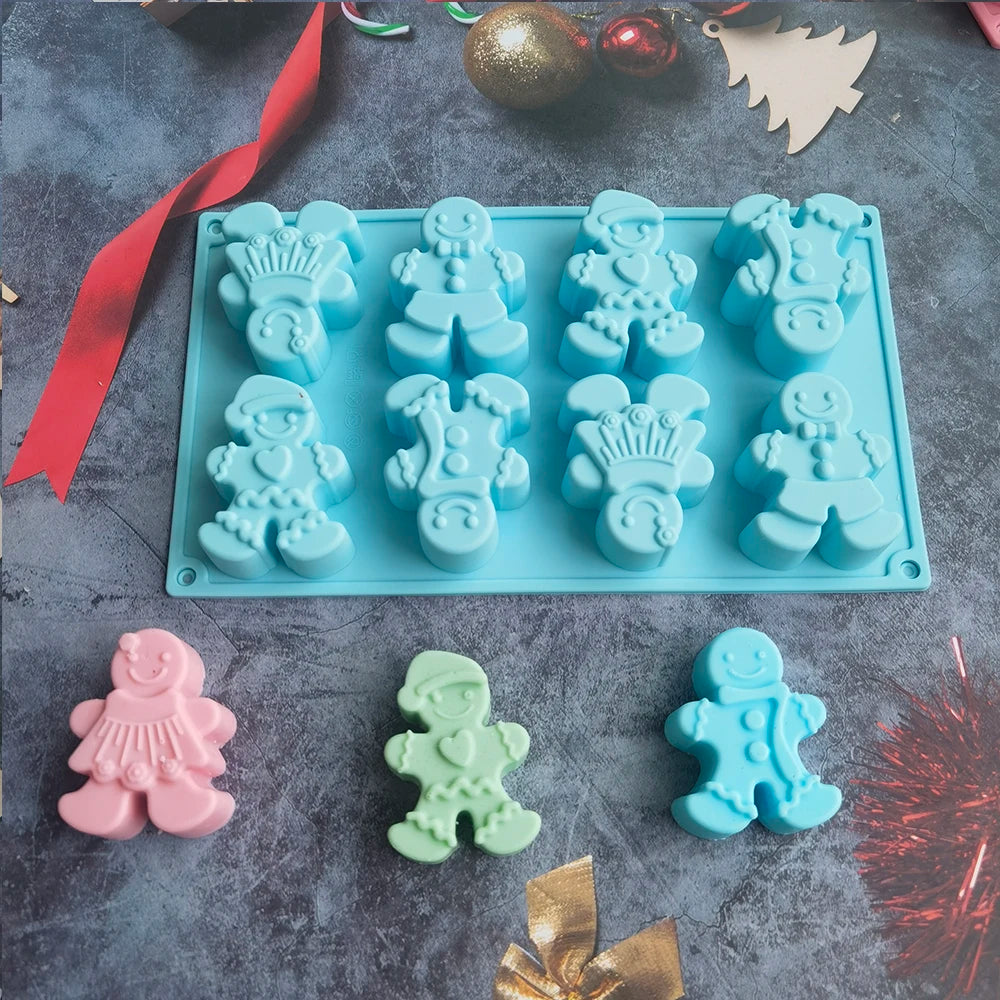 Christmas Gingerbread Silicone Mold