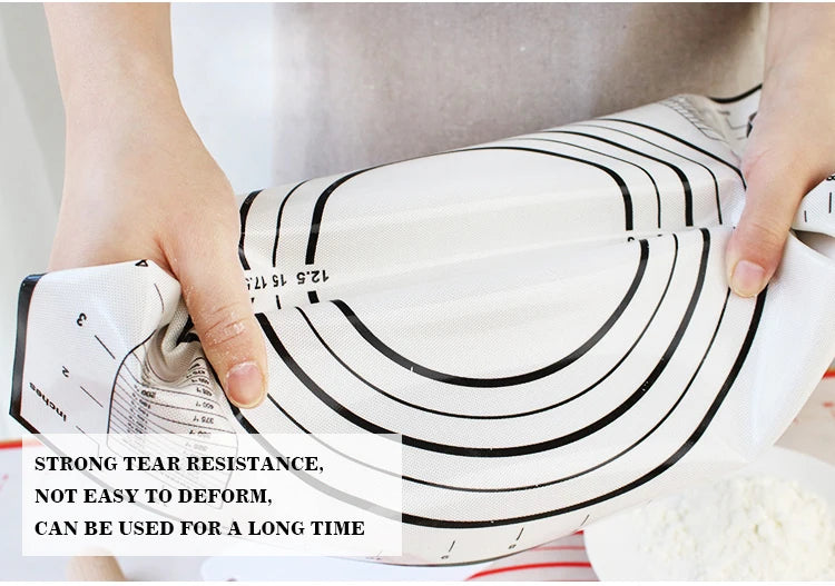 Silicone Baking Mat & Kneading Pad – Non-Stick Dough Mat for Pizza, Bread & Pastry