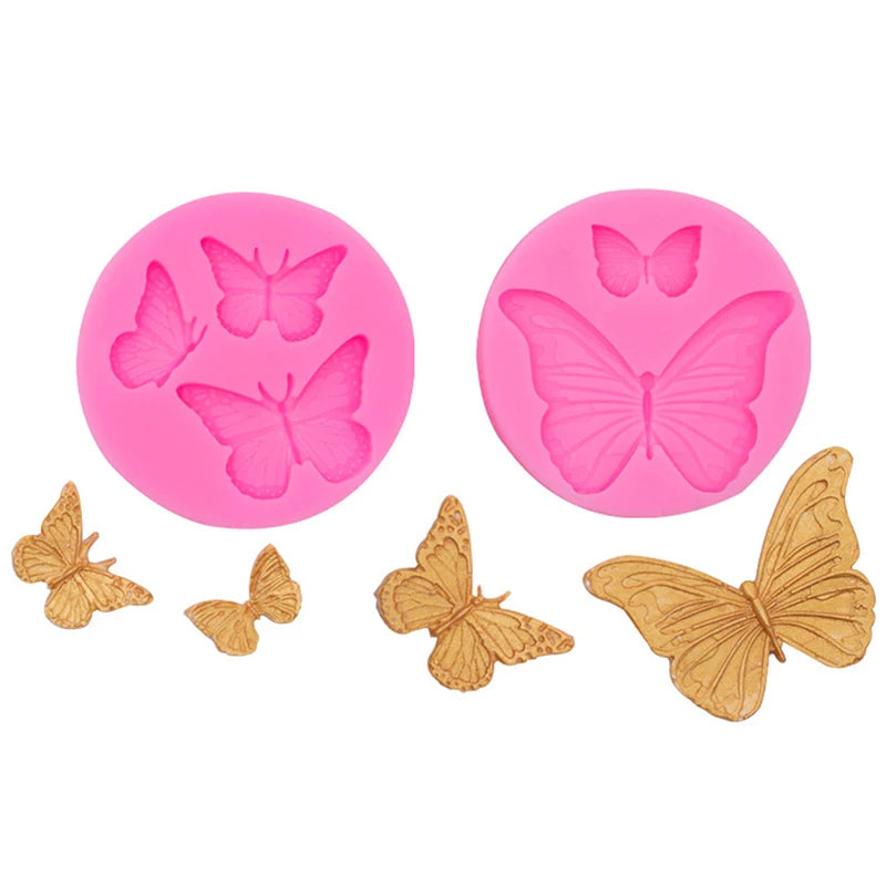 Silicone Mini Butterfly Mold – Fondant, Chocolate & Resin Crafts