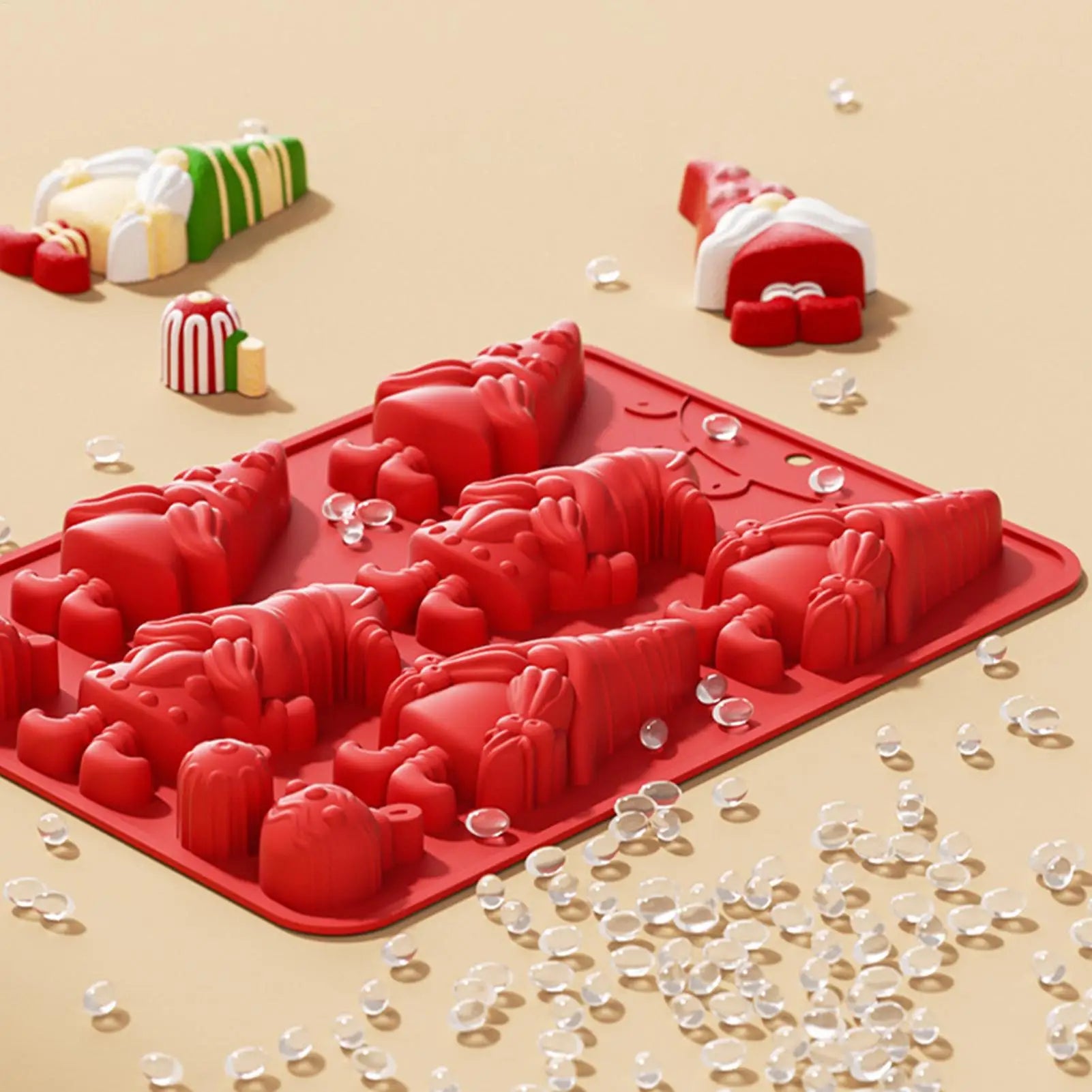 Christmas 3D Gnome Silicone Mold - Chocolate, Candy & Resin Crafting