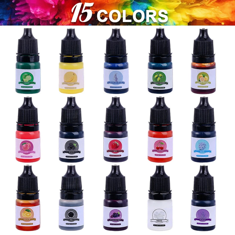 Epoxy Resin Color Pigment Set – 24 Vivid Colors for Jewelry, Art & DIY Crafts