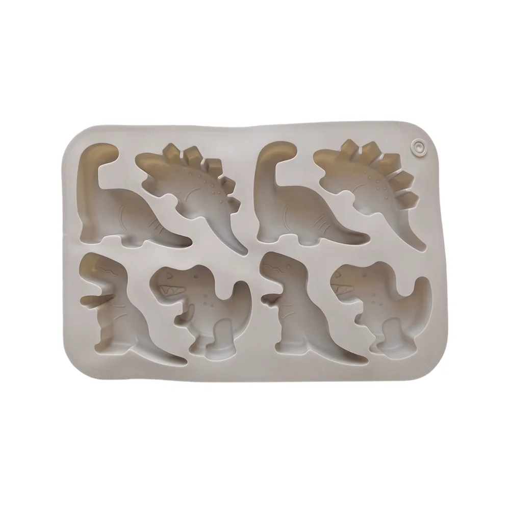 Dinosaur Silicone Mold – Versatile 8-Cavity Mold for Chocolate, Crafts & More