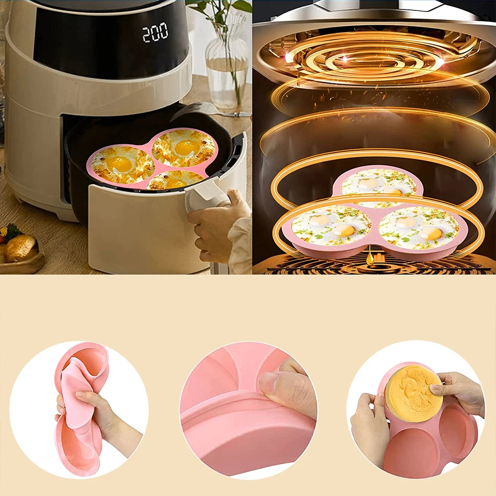 Silicone Egg Mold – Air Fryer & Oven Baking Pan