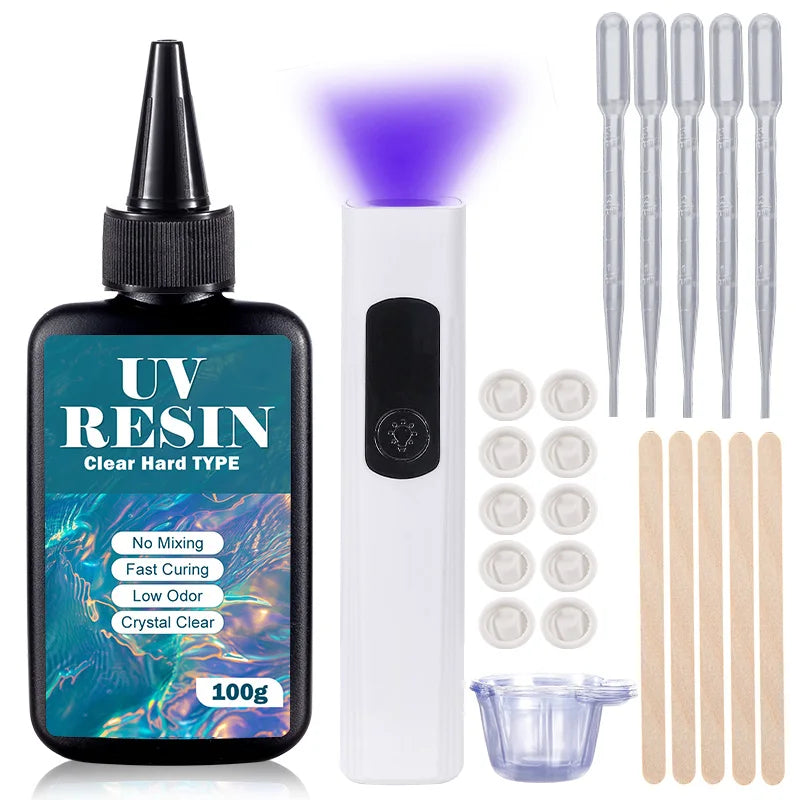 Uv Resin Kit – Fast Curing Clear Hard Resin