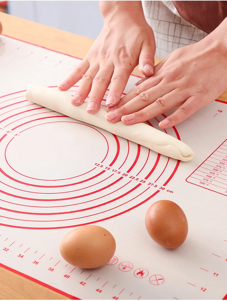 Silicone Baking Mat & Kneading Pad – Non-Stick Dough Mat for Pizza, Bread & Pastry