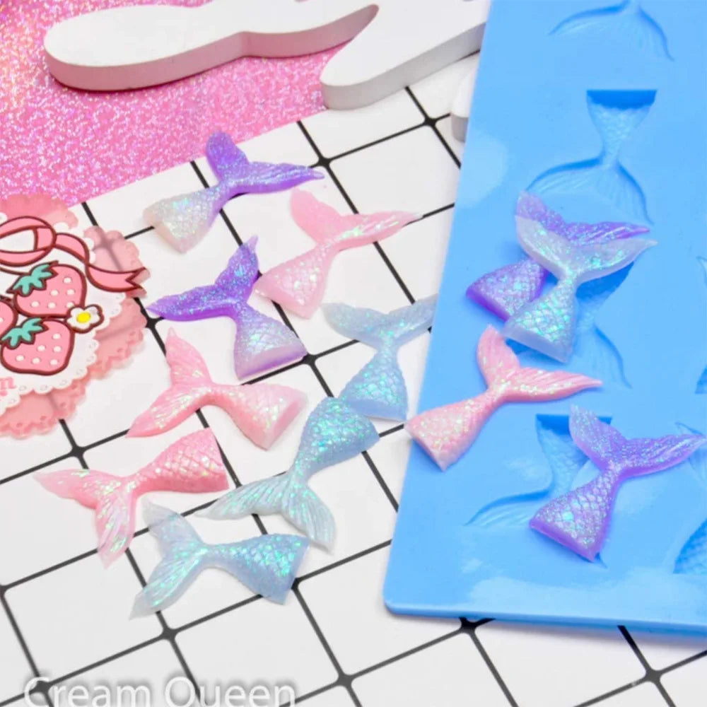 Mermaid Tail Silicone Mold – Cake, Chocolate, Resin & Soap