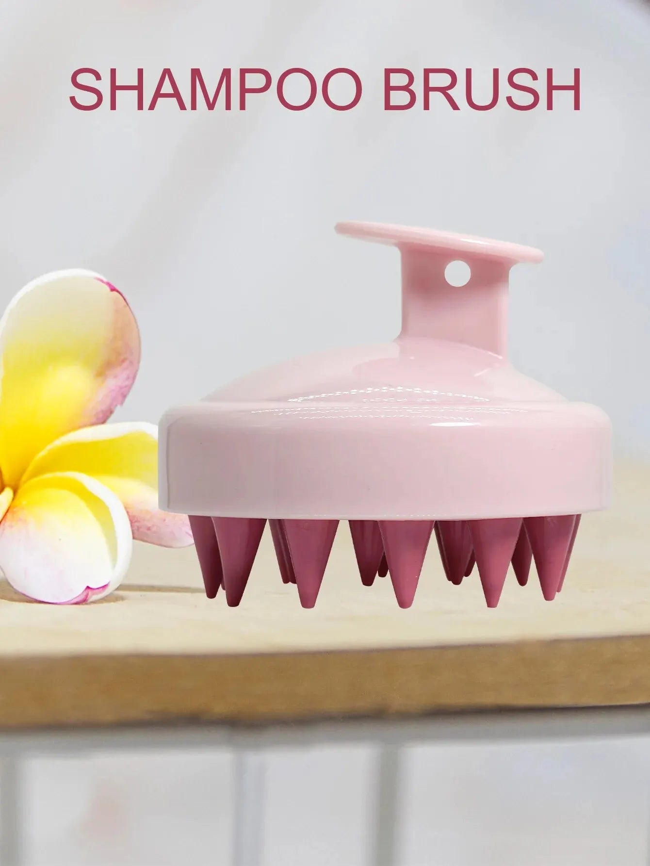 Silicone Scalp Massager Brush – Shampoo, Hair & Body Massage