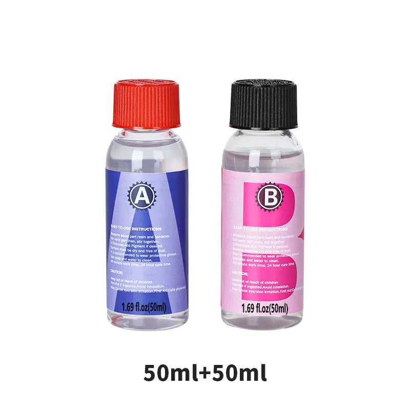 Crystal Clear Epoxy Resin Kit – High Gloss Coating & Casting for Jewelry, Art & Crafts