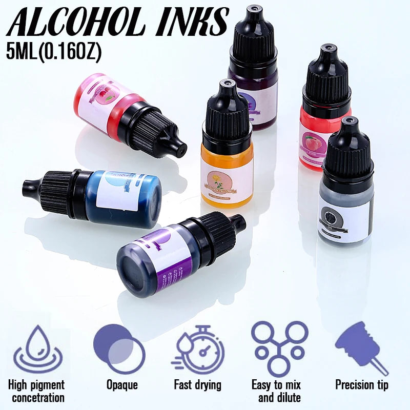 Epoxy Resin Color Pigment Set – 24 Vivid Colors for Jewelry, Art & DIY Crafts