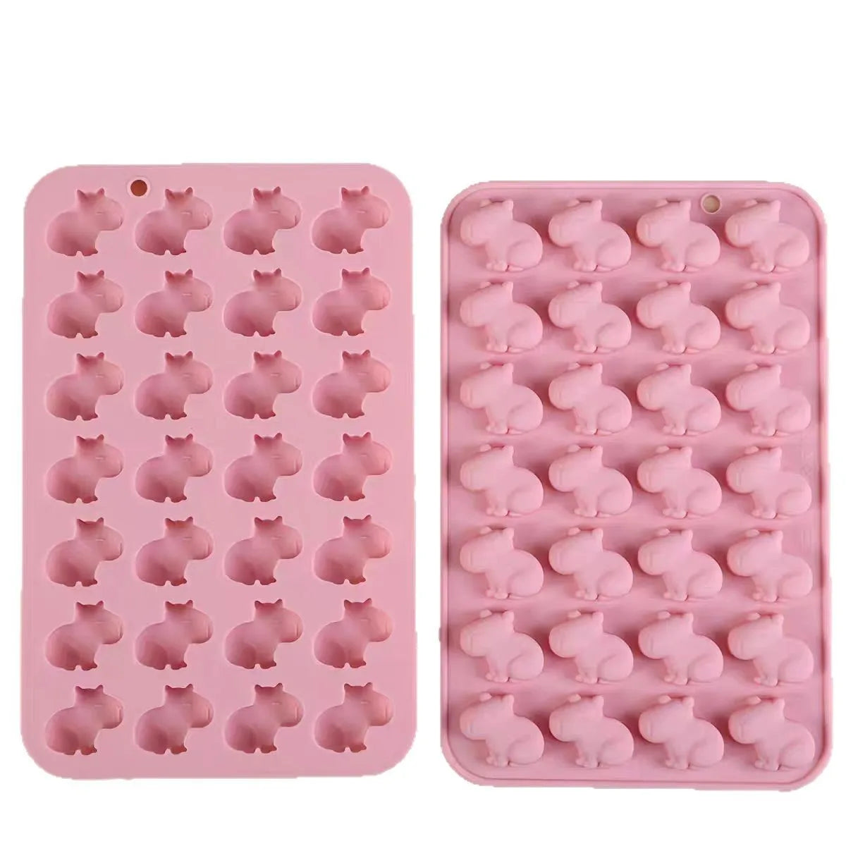 Capybara Silicone Mold – Chocolate, Gummy, Ice Cube & Soap Mold