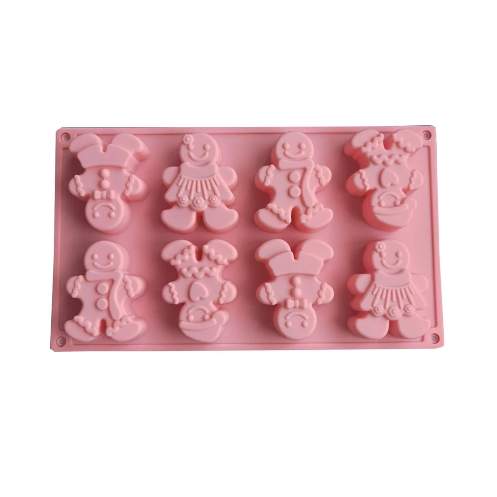Christmas Gingerbread Silicone Mold