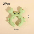 Silicone Crab Spoon Rest & Pot Clip – Heat-Resistant Kitchen Holder