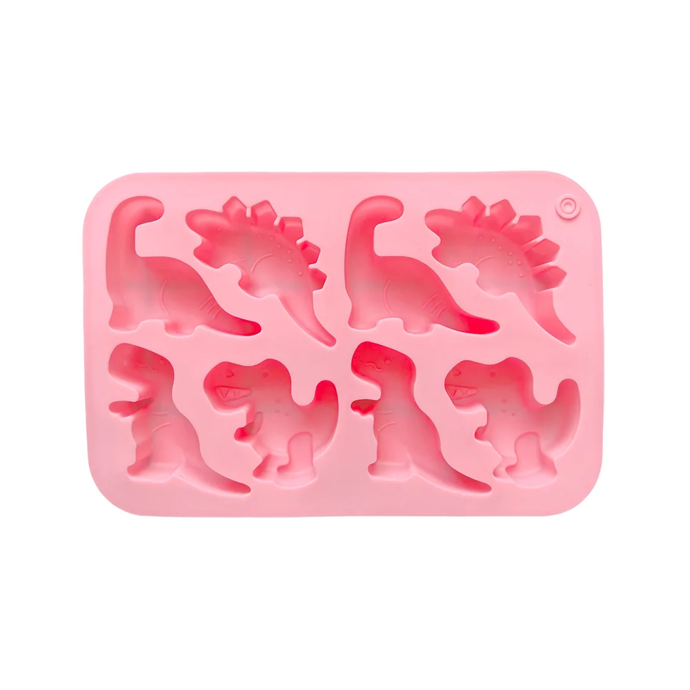 Dinosaur Silicone Mold – Versatile 8-Cavity Mold for Chocolate, Crafts & More
