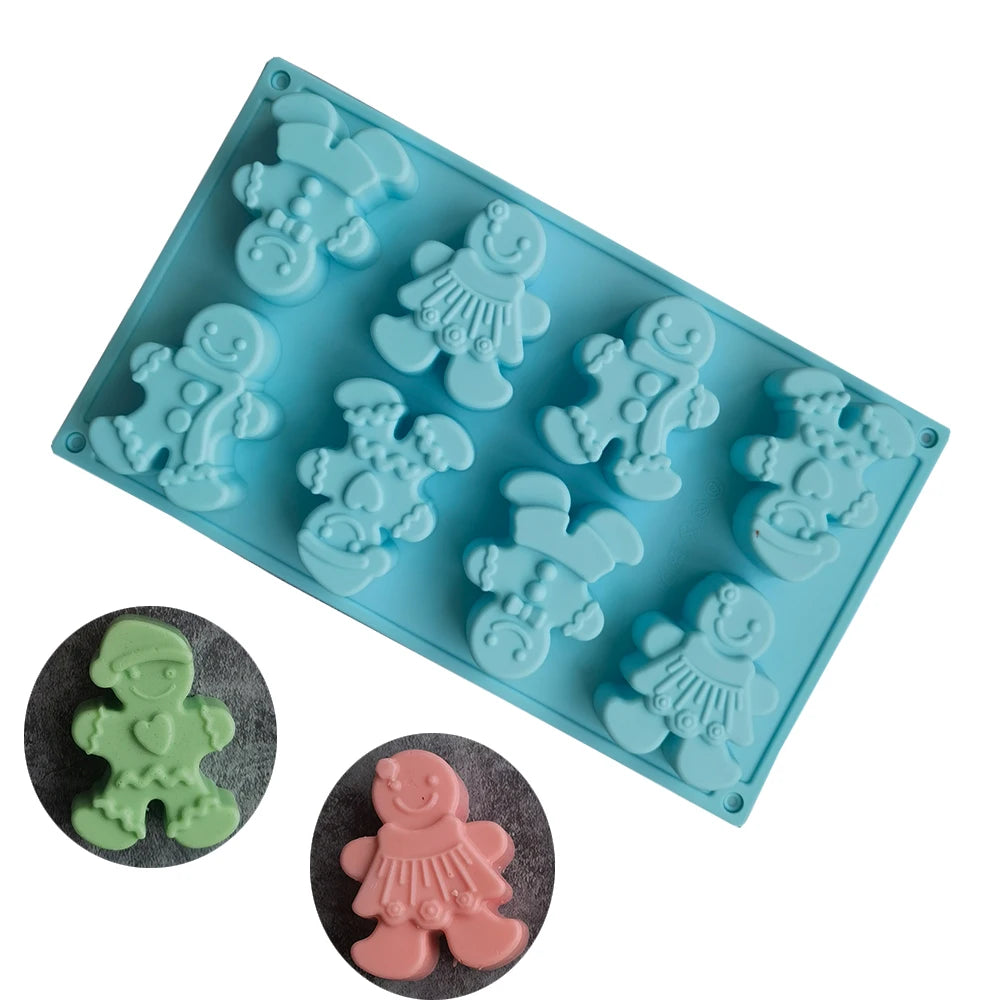 Christmas Gingerbread Silicone Mold