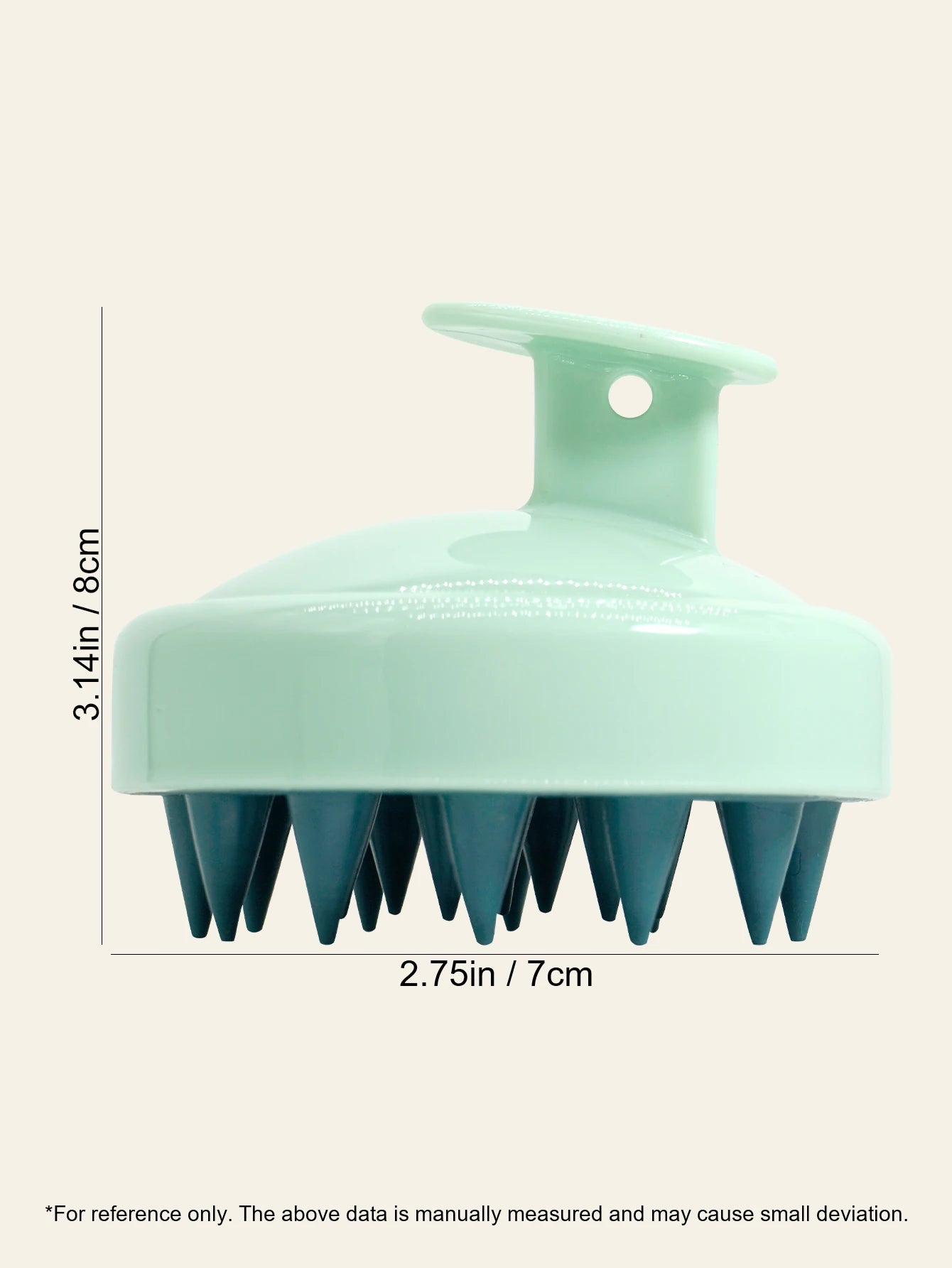 Silicone Scalp Massager Brush – Shampoo, Hair & Body Massage