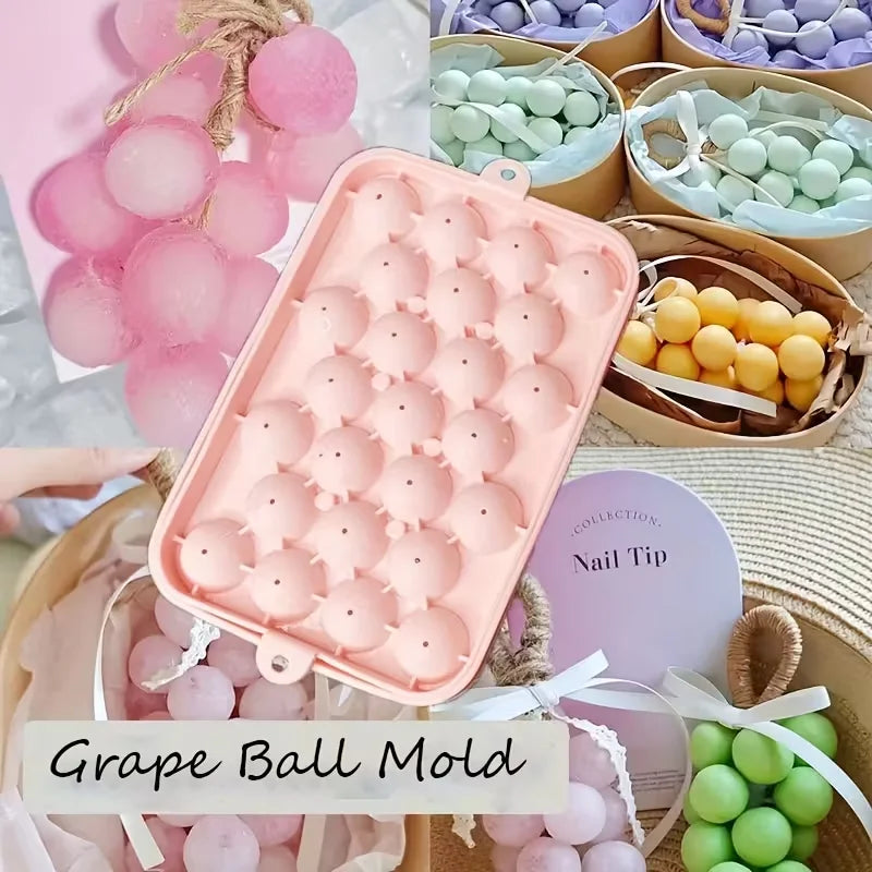 Grape Ball Silicone Mold – Handmade Soap & Jelly Making