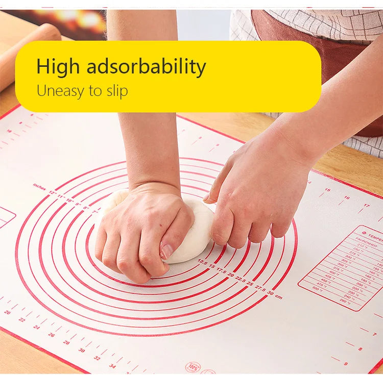 Silicone Baking Mat & Kneading Pad – Non-Stick Dough Mat for Pizza, Bread & Pastry