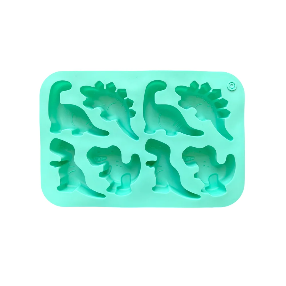Dinosaur Silicone Mold – Versatile 8-Cavity Mold for Chocolate, Crafts & More
