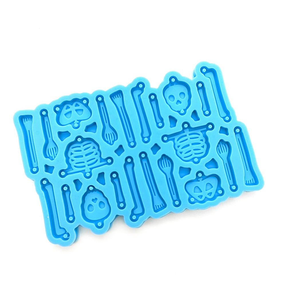 Skeleton Bones Silicone Mold – Resin, Chocolate & Halloween Crafts