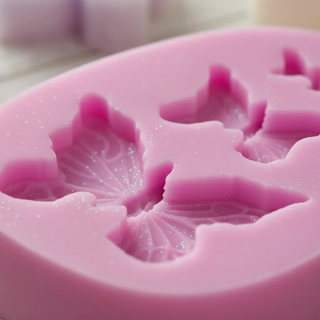 3-Cavity Butterfly Silicone Mold - Food Safe for Baking, Soap & Resin